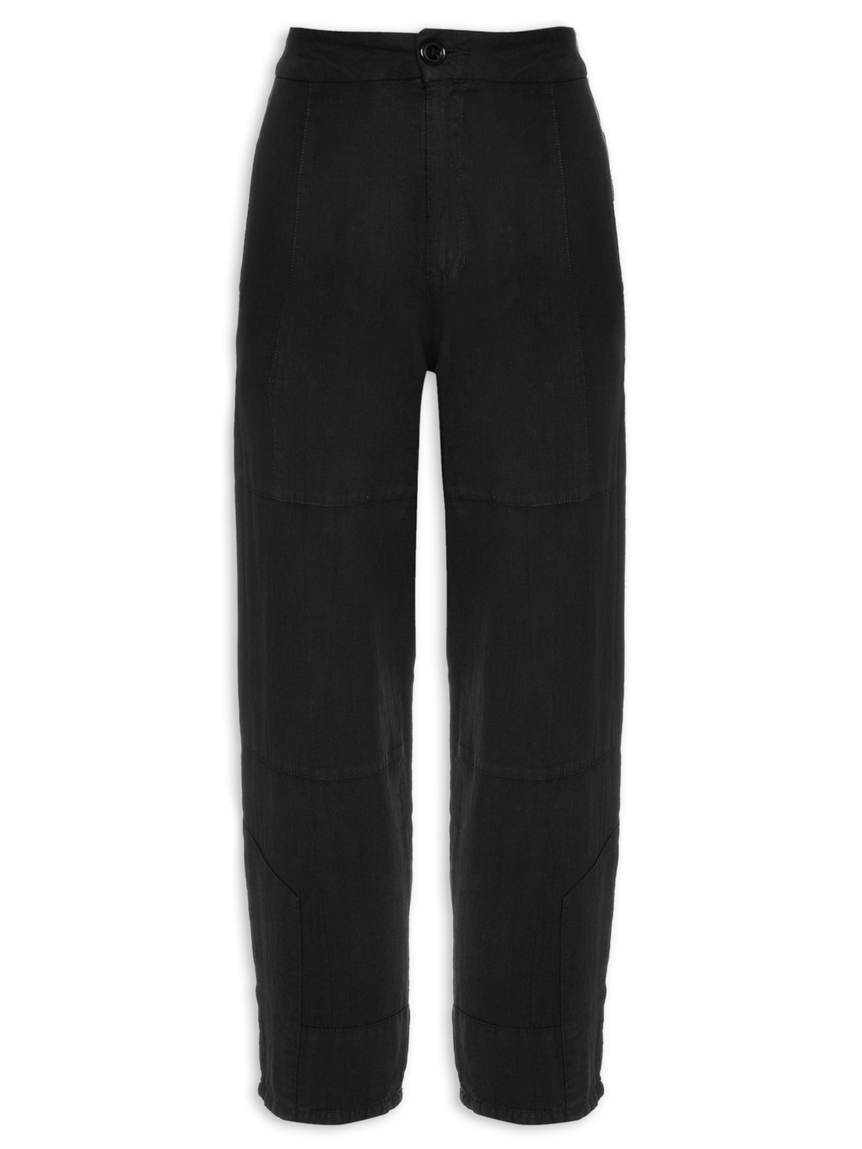 Calça Feminina Regulagem Recortes Black - Preto