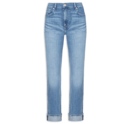 Calça Feminina Relaxed Skinny Slim Illusion Mare - Azul