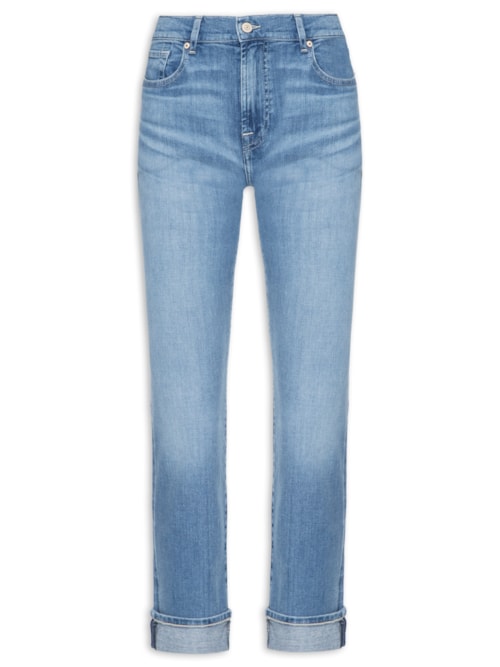 Calça Feminina Relaxed Skinny Slim Illusion Mare - Azul