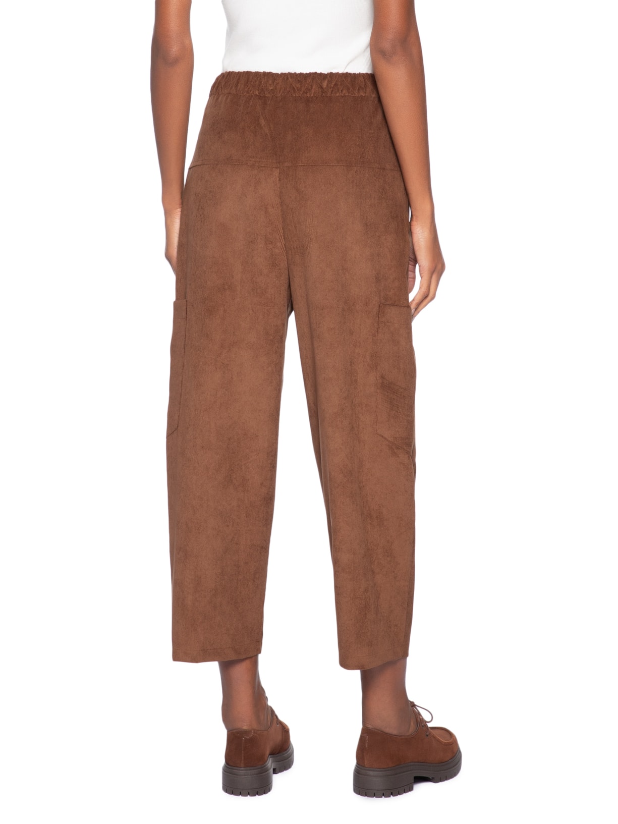 Calça Feminina Reluzir Marrom A.niemeyer