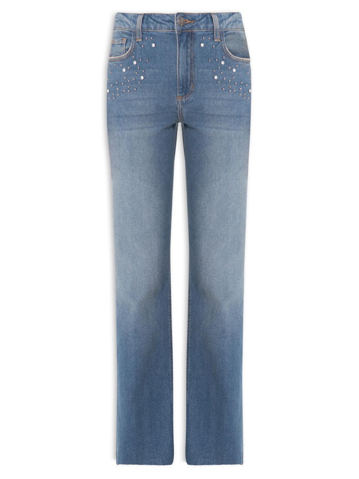 Calça Feminina Renata Hotfix - Azul