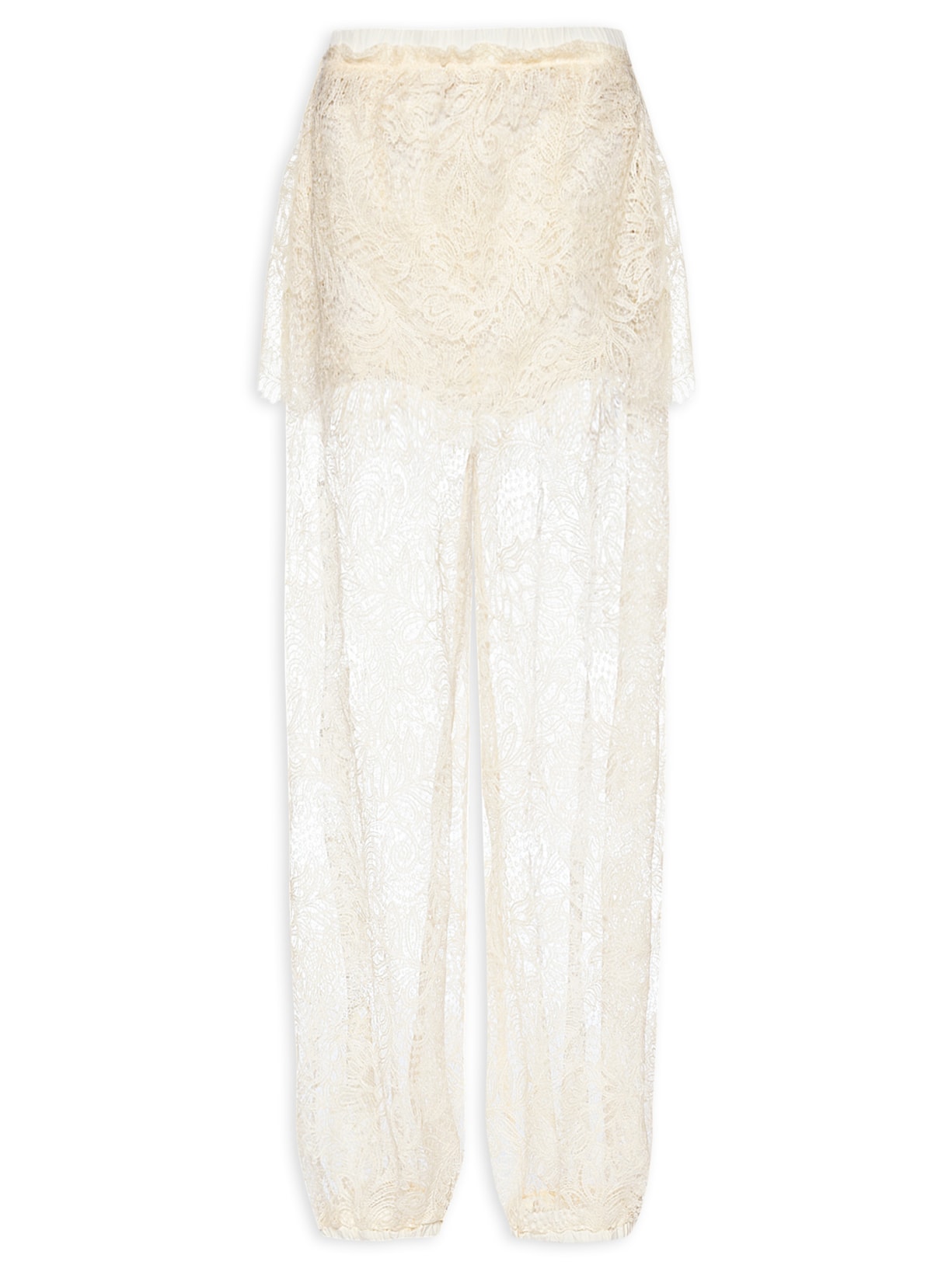 Calça Feminina Renda Avalon Ieda Off White Nk