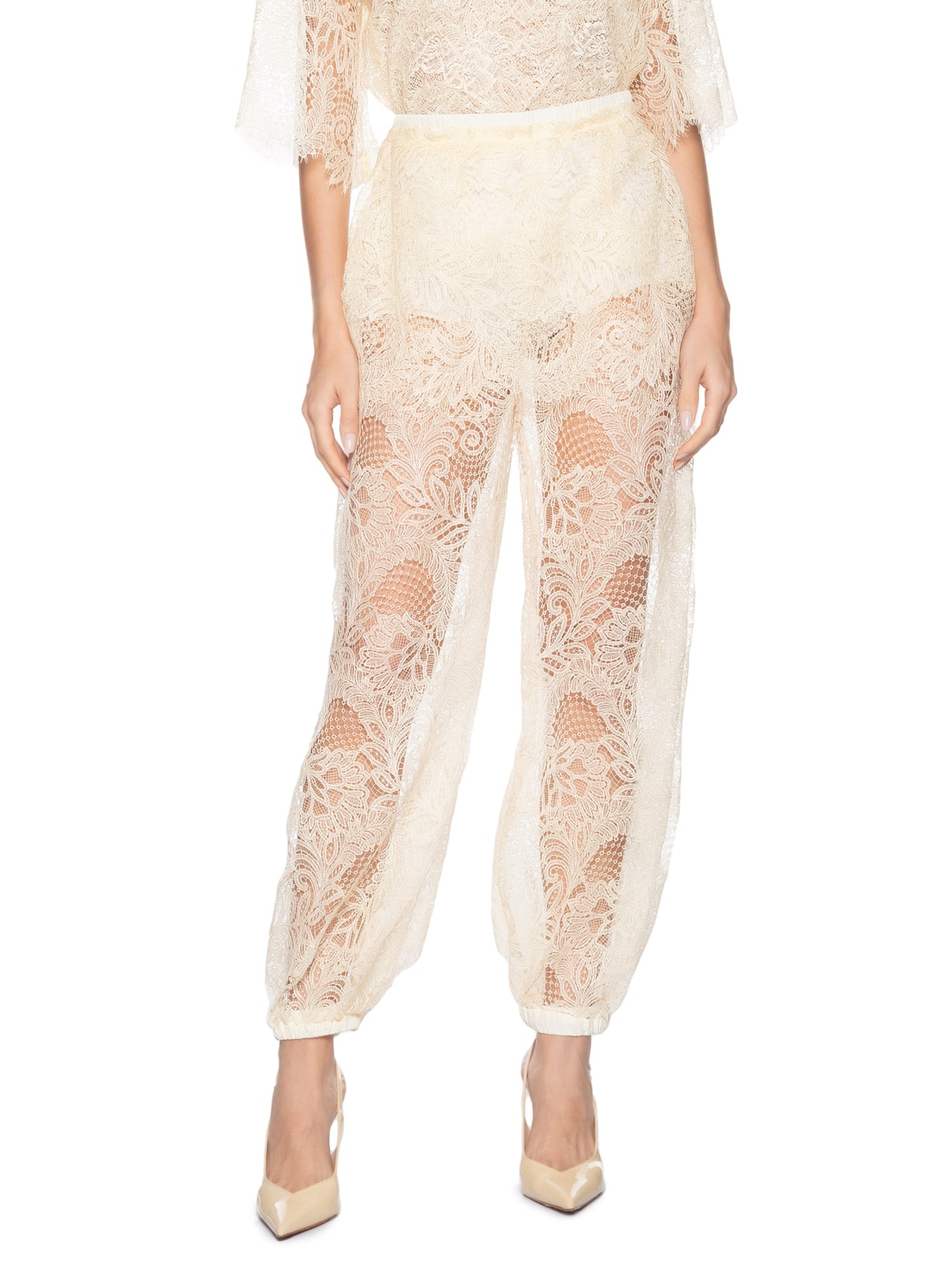 Calça Feminina Renda Avalon Ieda Off White Nk