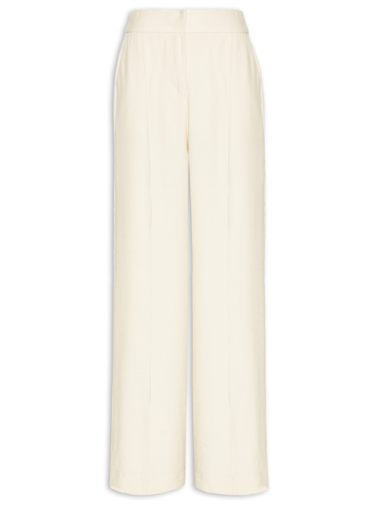 Calça Feminina Reta Alfaiataria - Bege