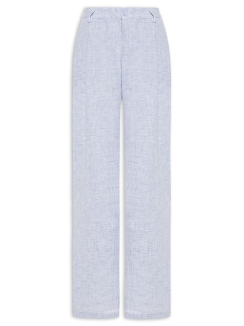 Calça Feminina Reta - Azul