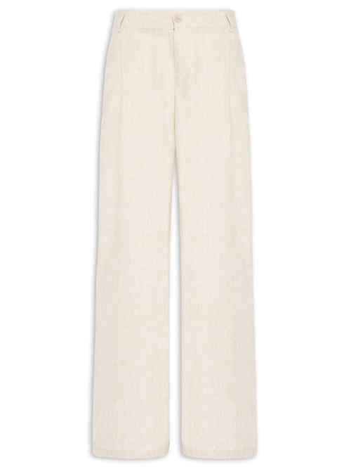 Calça Feminina Reta - Bege