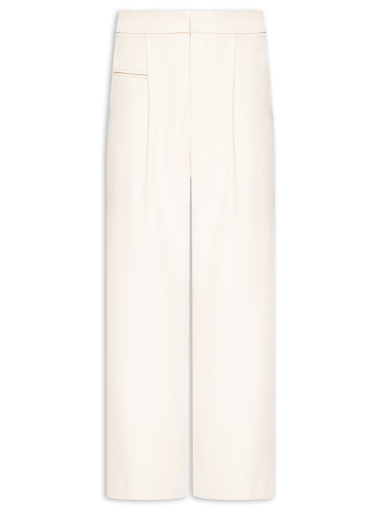 Calça Feminina Reta - Bege