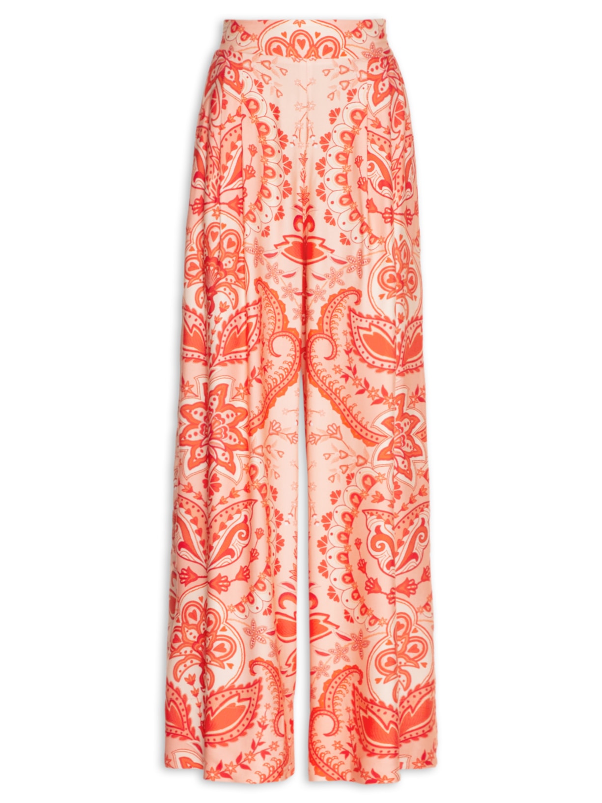 Calça Feminina Reta Beleza Boho - Rosa