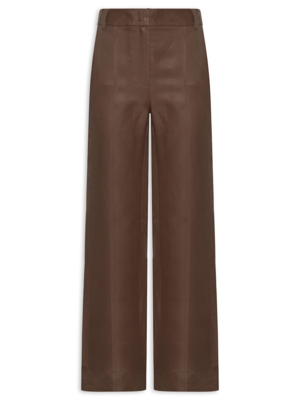 Calça Feminina Reta Brumas Color - Marrom