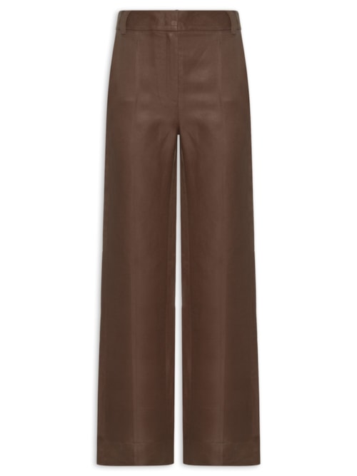 Calça Feminina Reta Brumas Color - Marrom