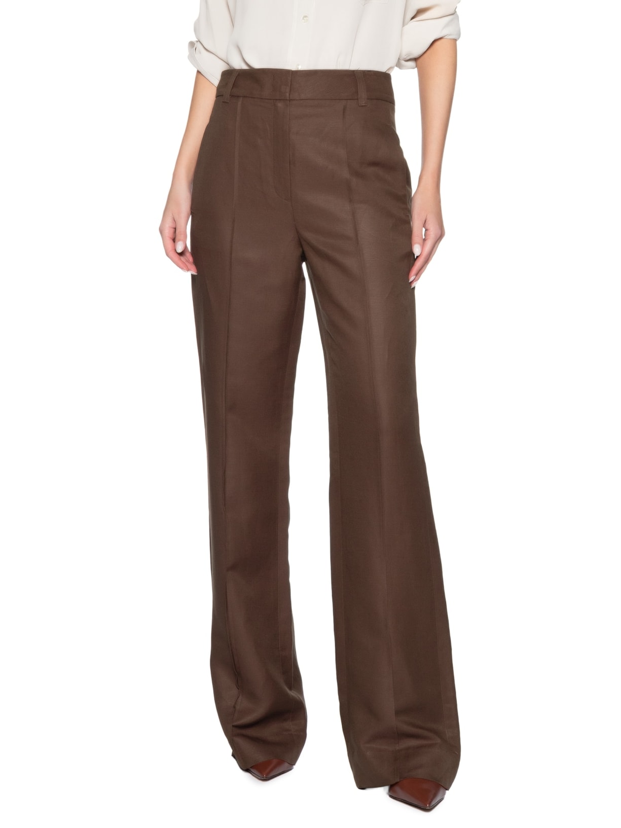Calça Feminina Reta Brumas Color Marrom Animale