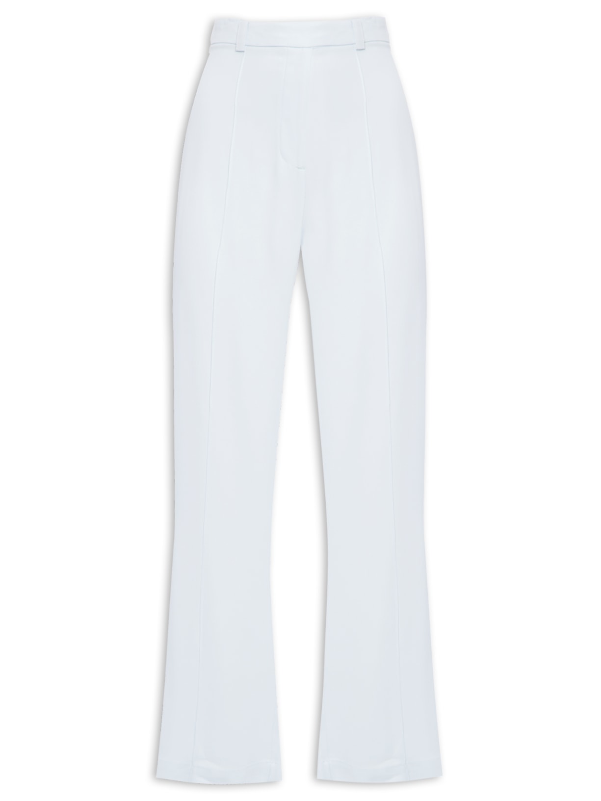 Calça Feminina Reta Cintura Alta - Azul