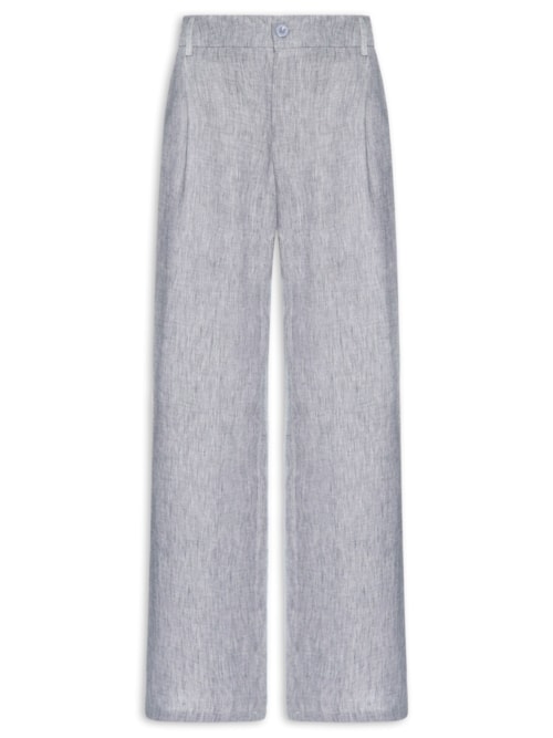 Calça Feminina Reta - Cinza