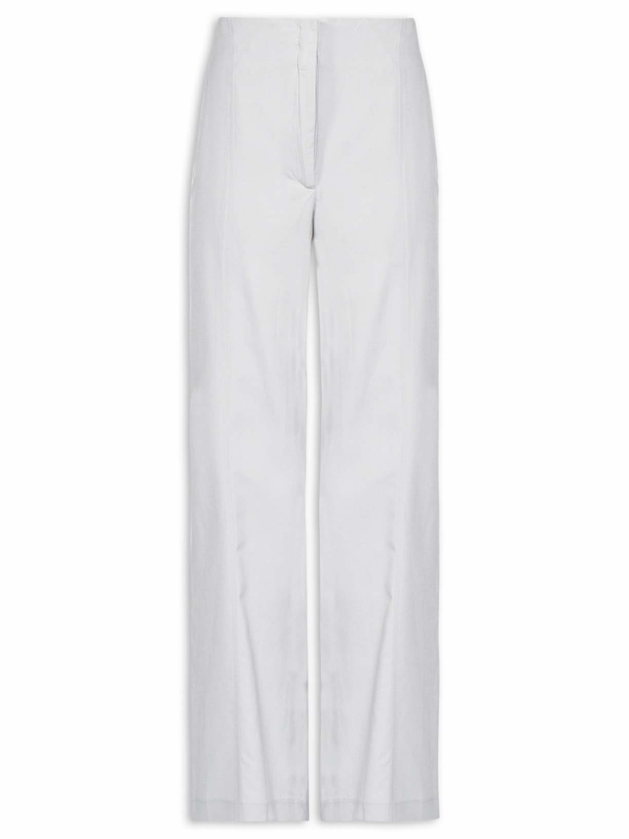 Calça Feminina Reta com Recortes – Azul Animale Jeans