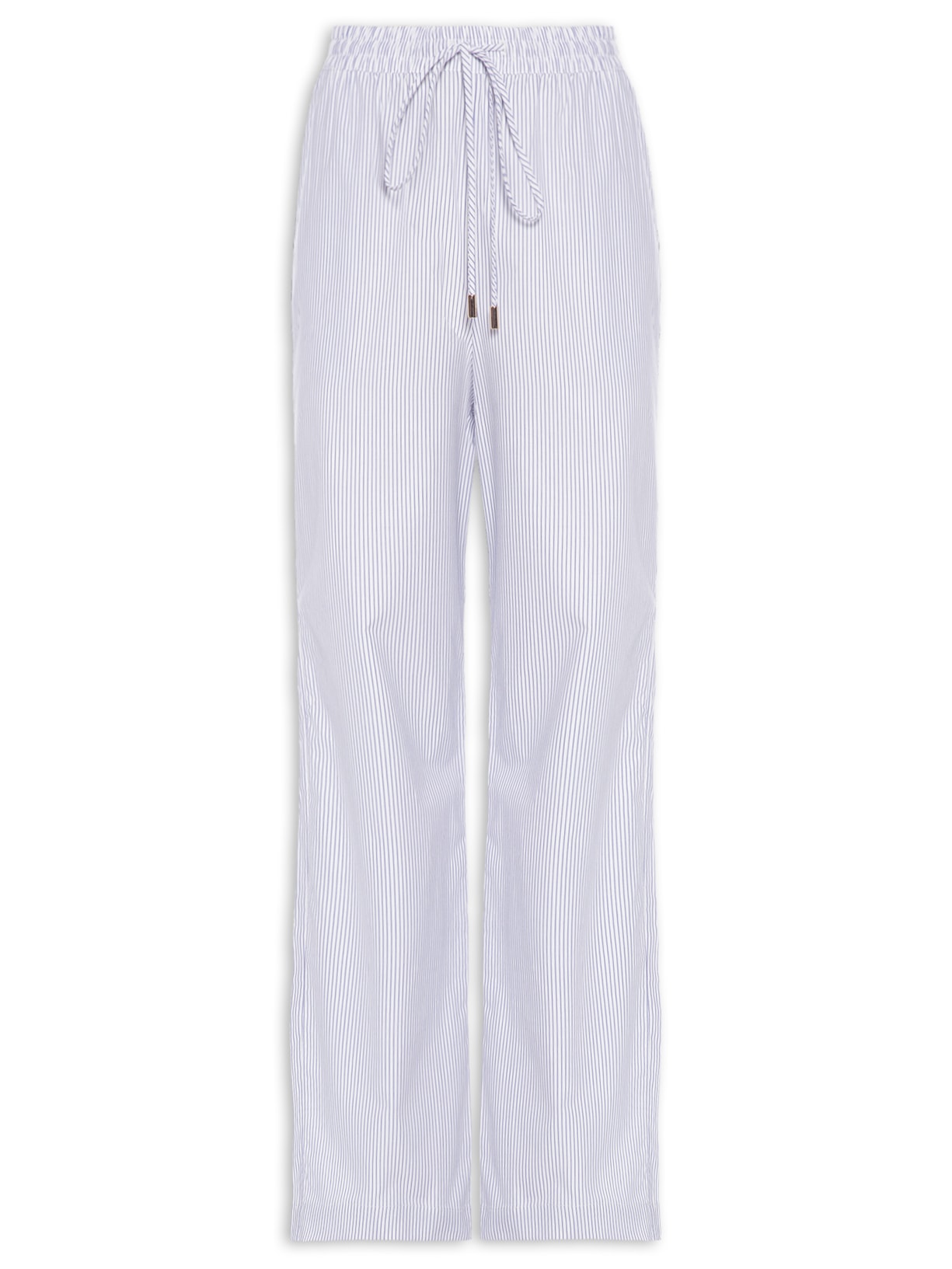 Calça Feminina Reta Elástico - Azul