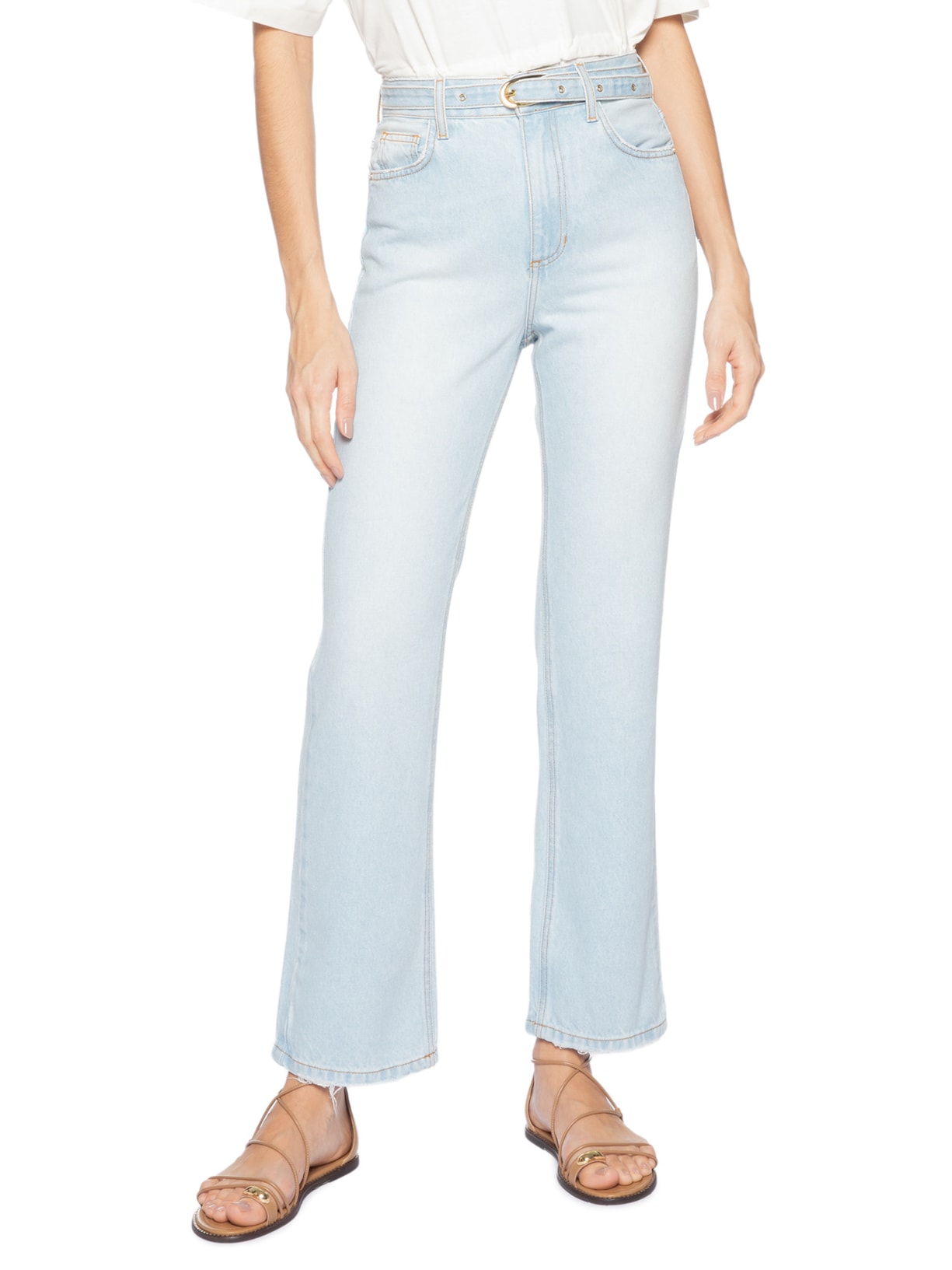 Calça Feminina Reta Laura – Azul Le Lis