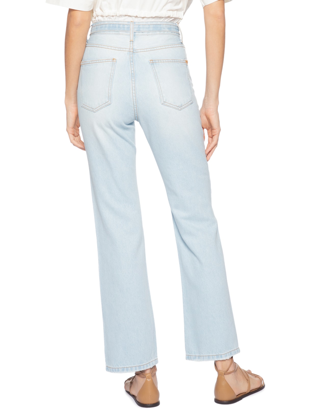 Calça Feminina Reta Laura – Azul Le Lis