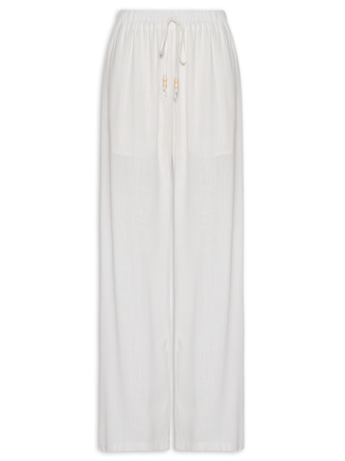 Calça Feminina Reta Leve – Branco