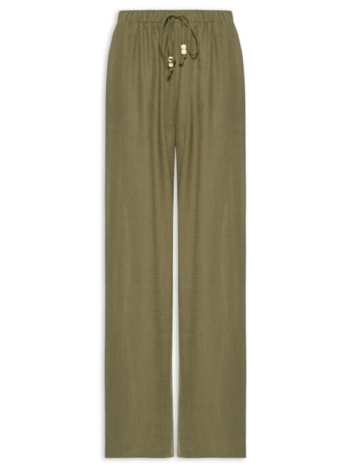 Calça Feminina Reta Leve – Verde