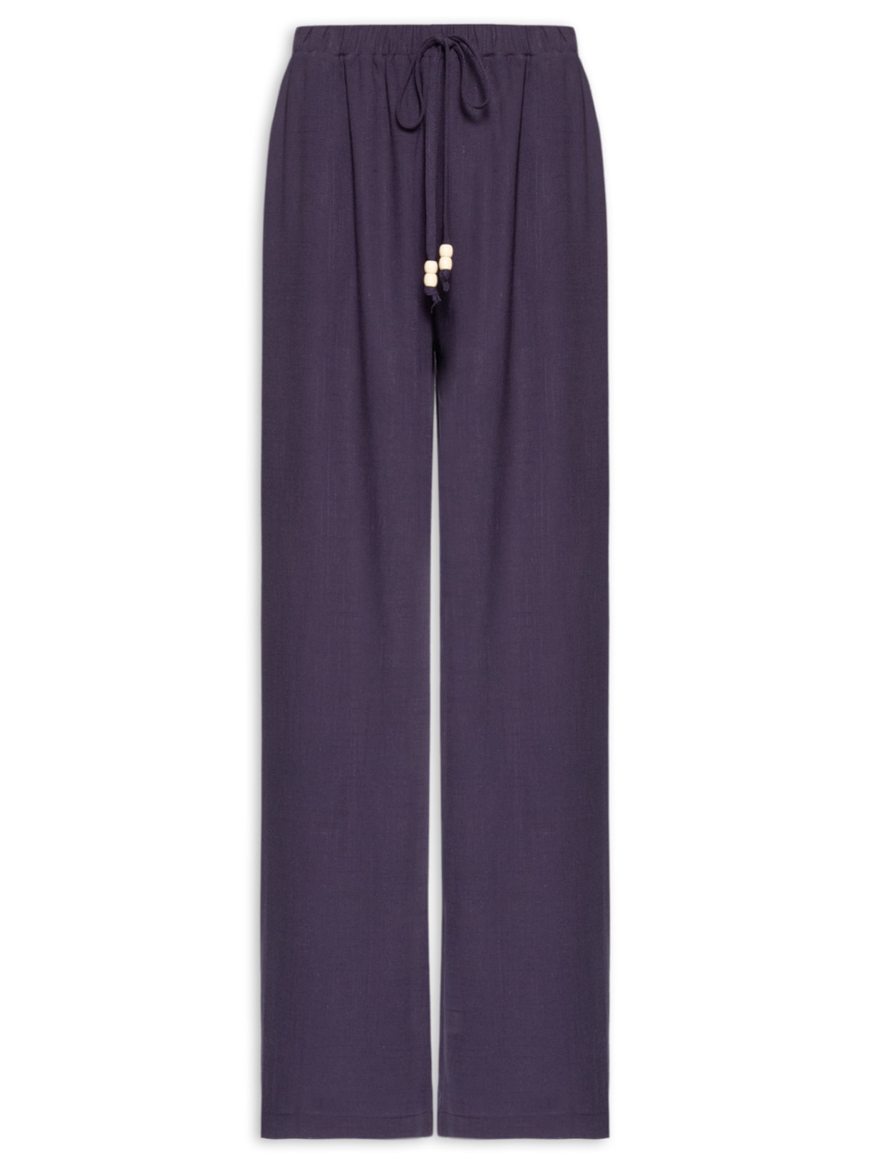 Calça Feminina Reta Leve Azul Basiq