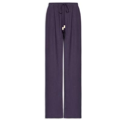 Calça Feminina Reta Leve - Azul