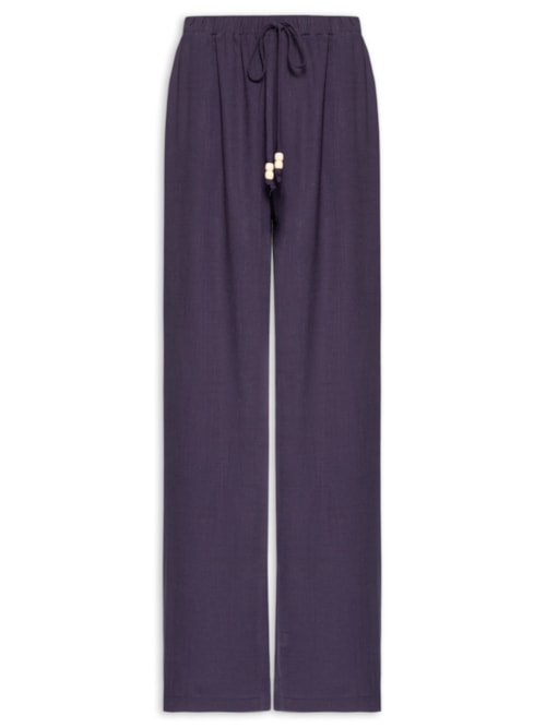 Calça Feminina Reta Leve - Azul