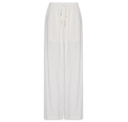 Calça Feminina Reta Leve - Branco
