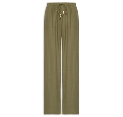 Calça Feminina Reta Leve - Verde
