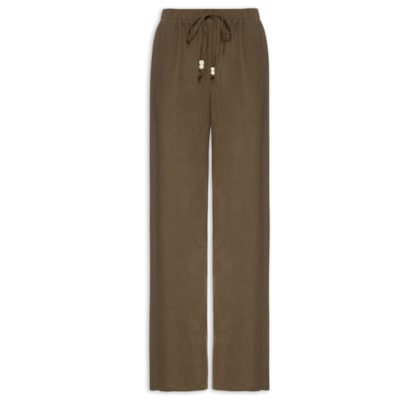 Calça Feminina Reta Leve – Marrom
