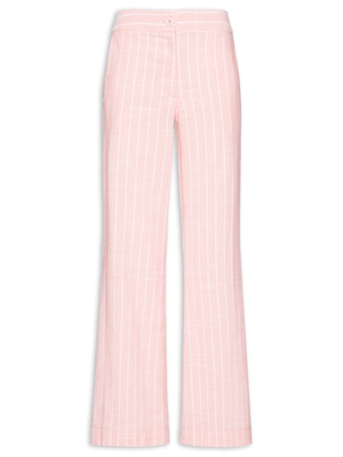 Calça Feminina Reta Listra Tamara - Rosa