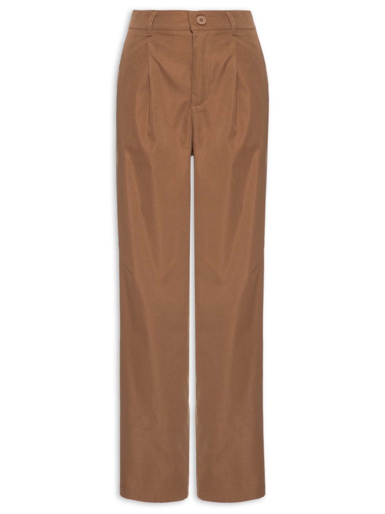 Calça Feminina Reta - Marrom