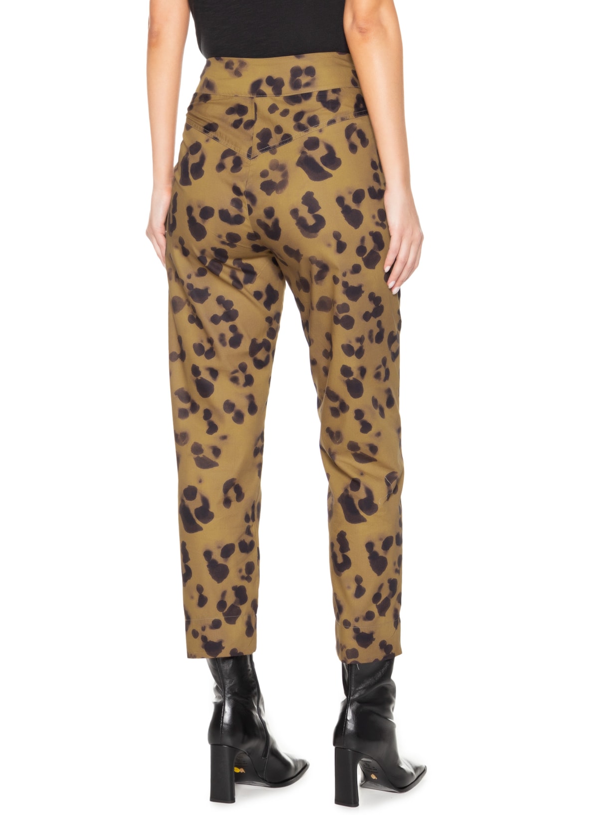 Calça Feminina Reta Onça Sombra Animal Print Animale