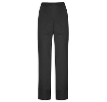 Calça Feminina Reta Pespontada SMP - Preto