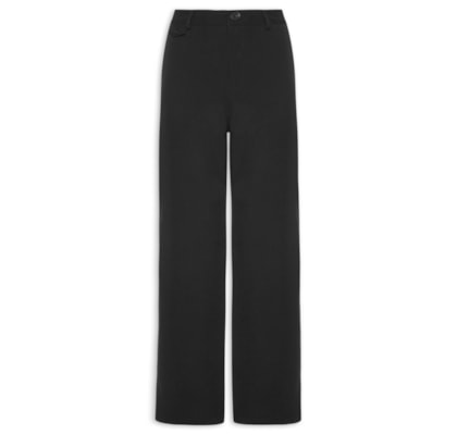 Calça Feminina Reta - Preto