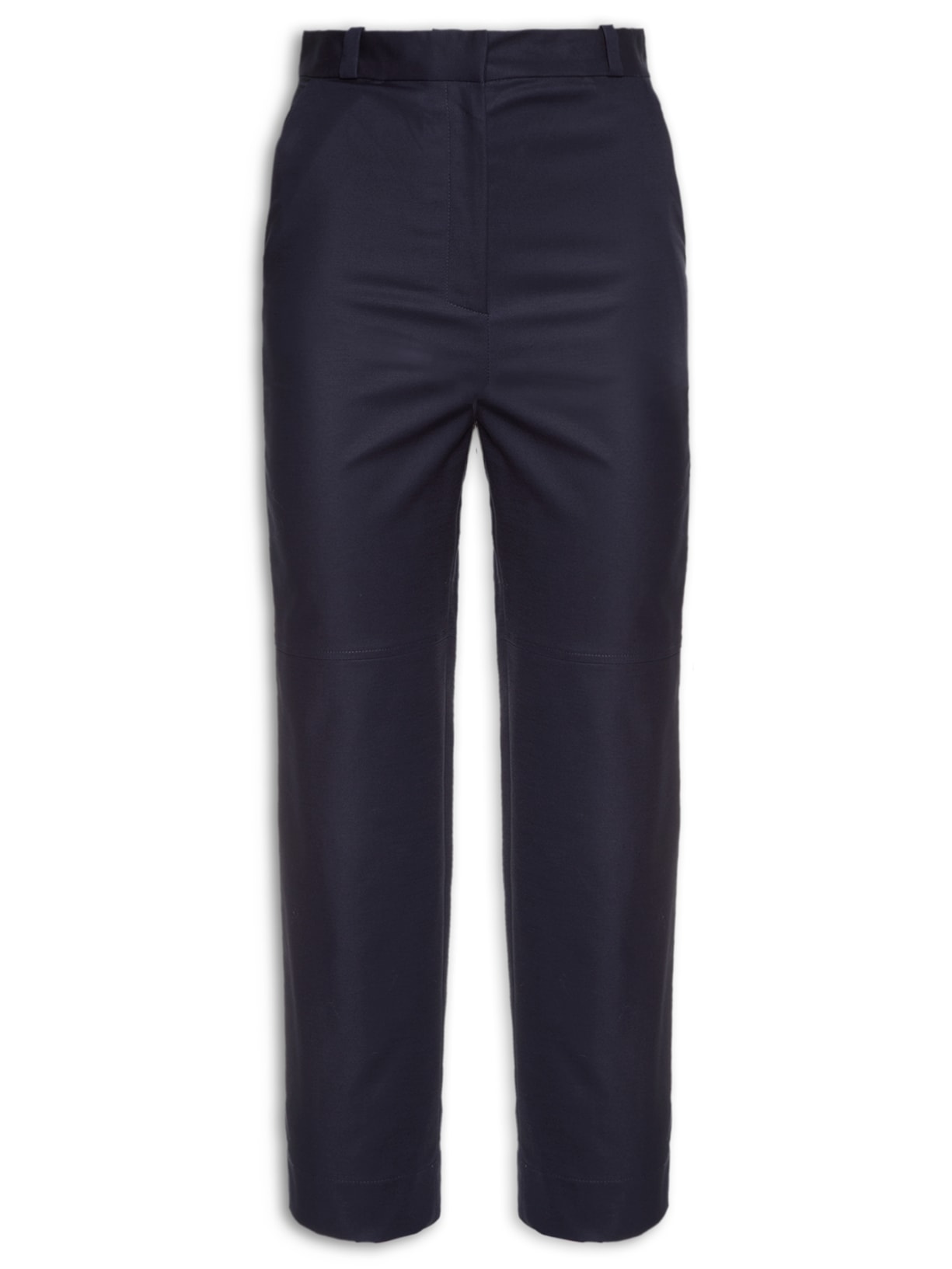 Calça Feminina Reta Recorte - Azul