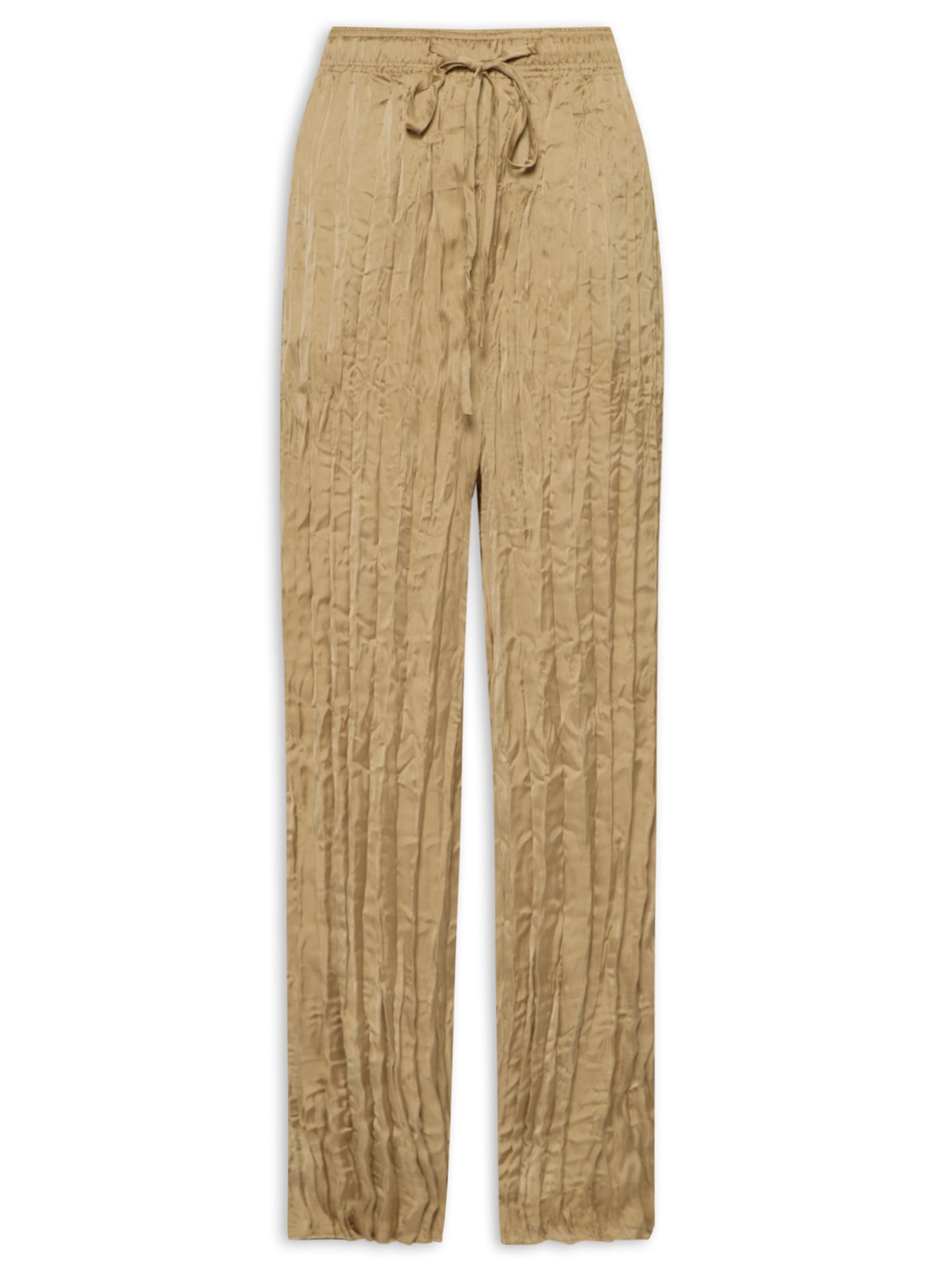 Calça Feminina Reta Tricoline Satim - Bege