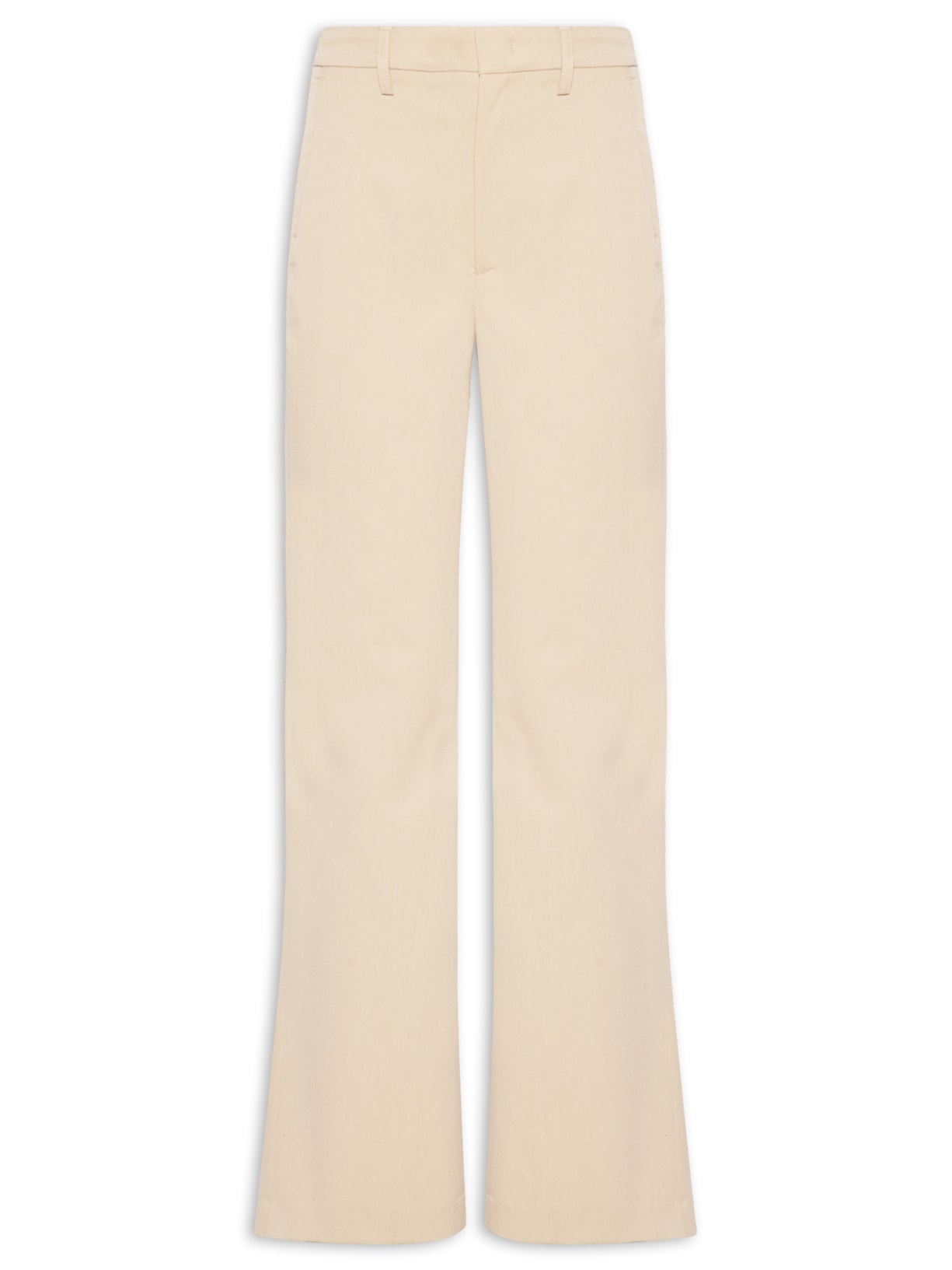 Calça Feminina Reta – Bege Animale