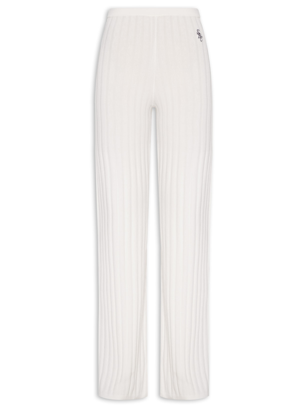 Calça Feminina Ribbed Trousers Off White Sporty & Rich