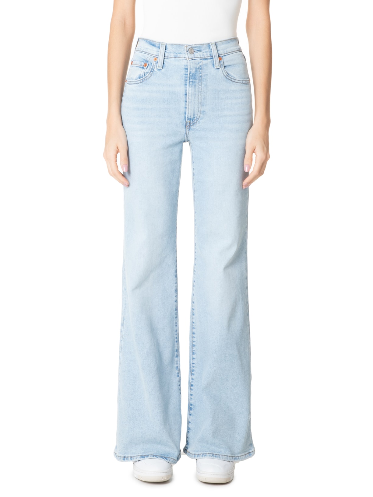 Calça Feminina Ribcage Bells Azul Levi's