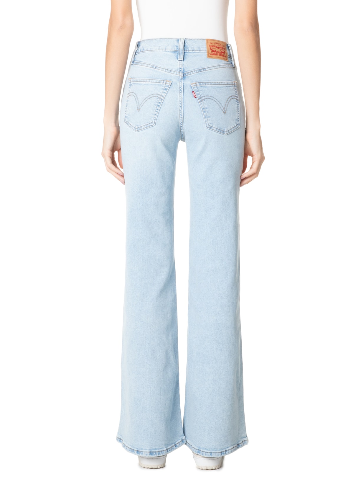 Calça Feminina Ribcage Bells Azul Levi's