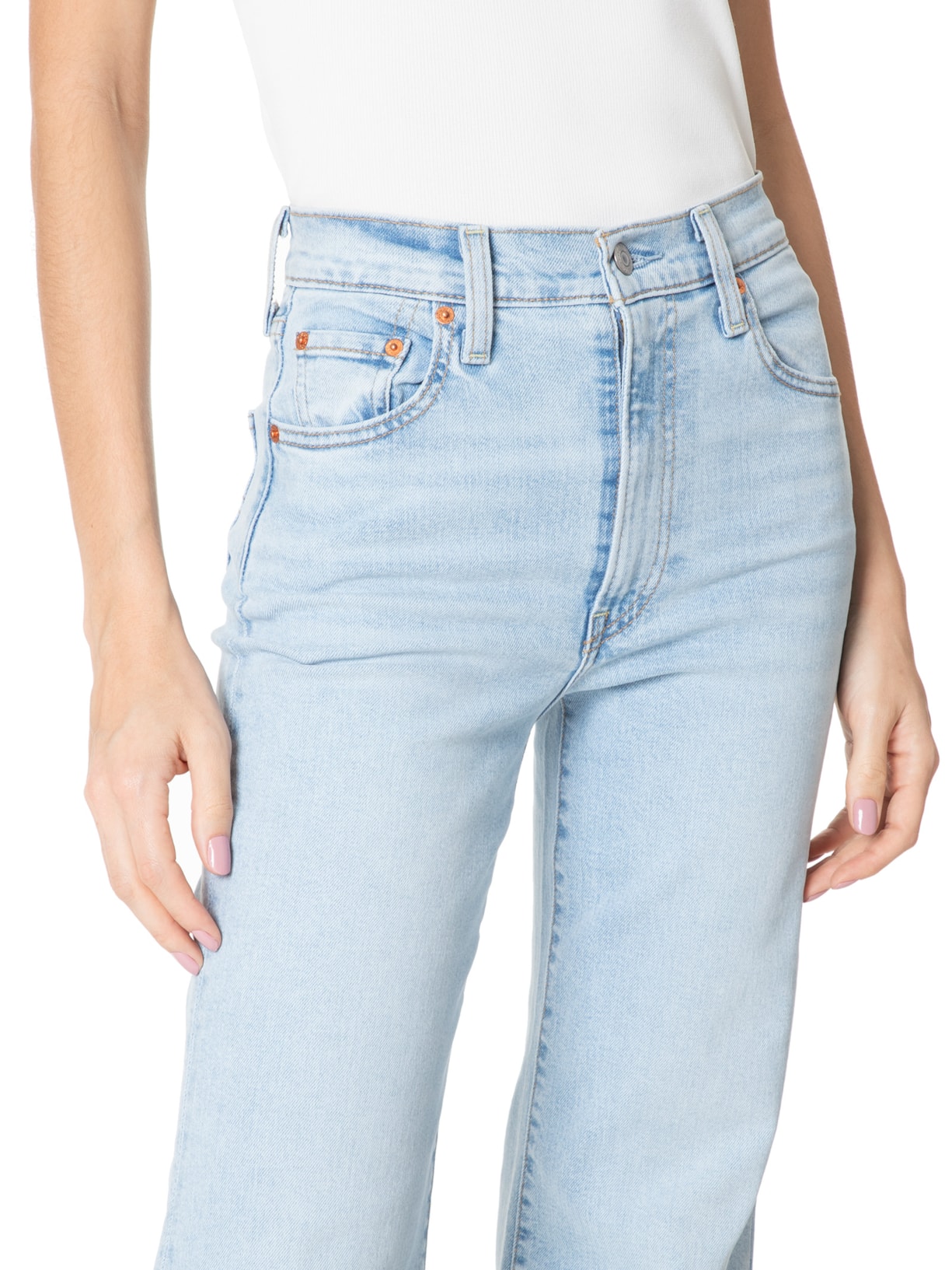 Calça Feminina Ribcage Bells Azul Levi's