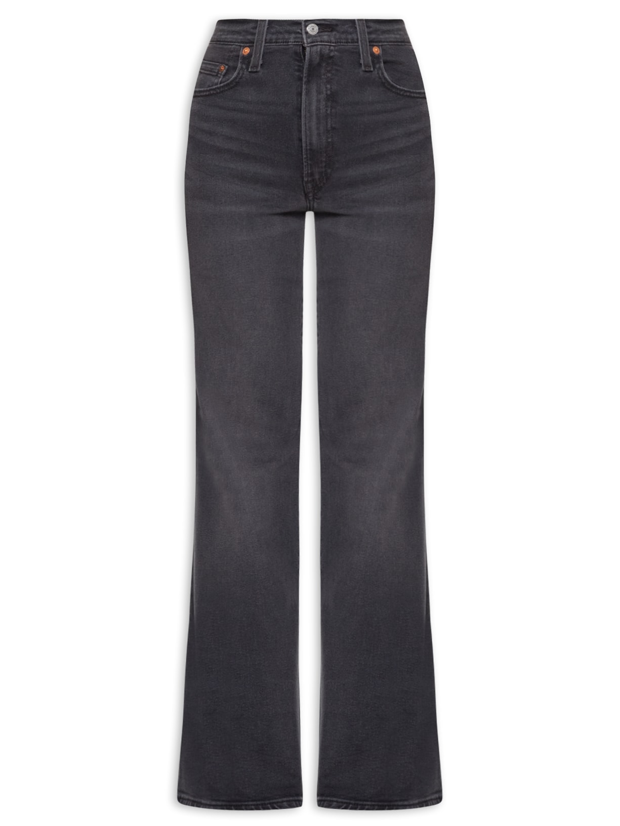 Calça Feminina Ribcage Bells - Preto