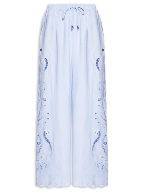 Calça Feminina Richelieu Vida Marinha - Azul