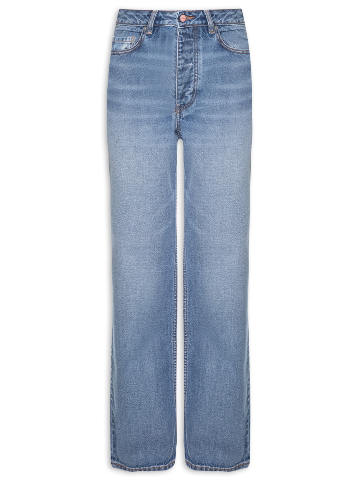 Calça Feminina Rigid Denim Izey - Azul