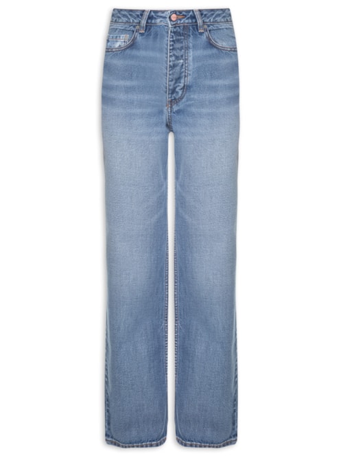 Calça Feminina Rigid Denim Izey - Azul