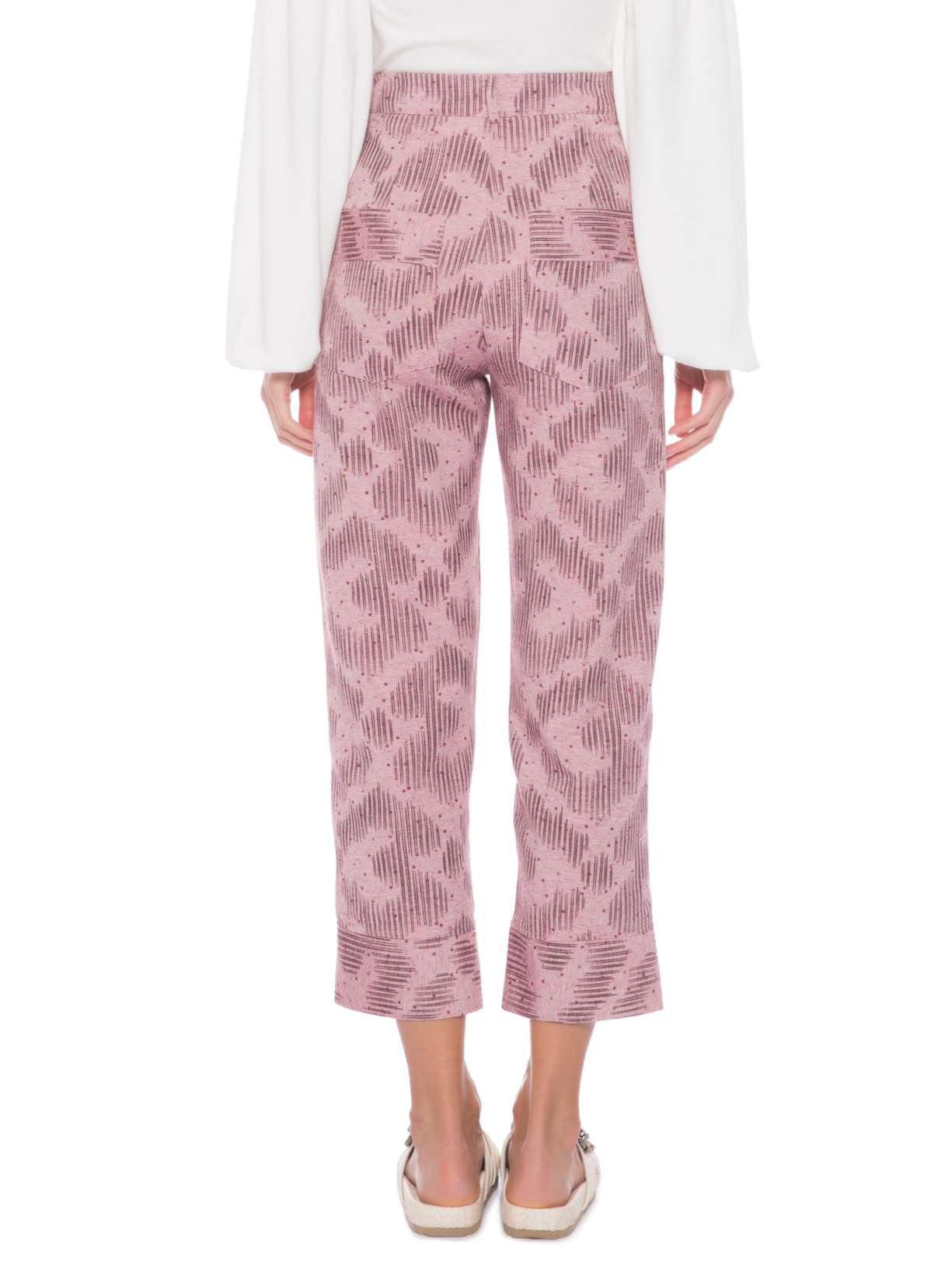 Calça Feminina Riscos Rosa Ray