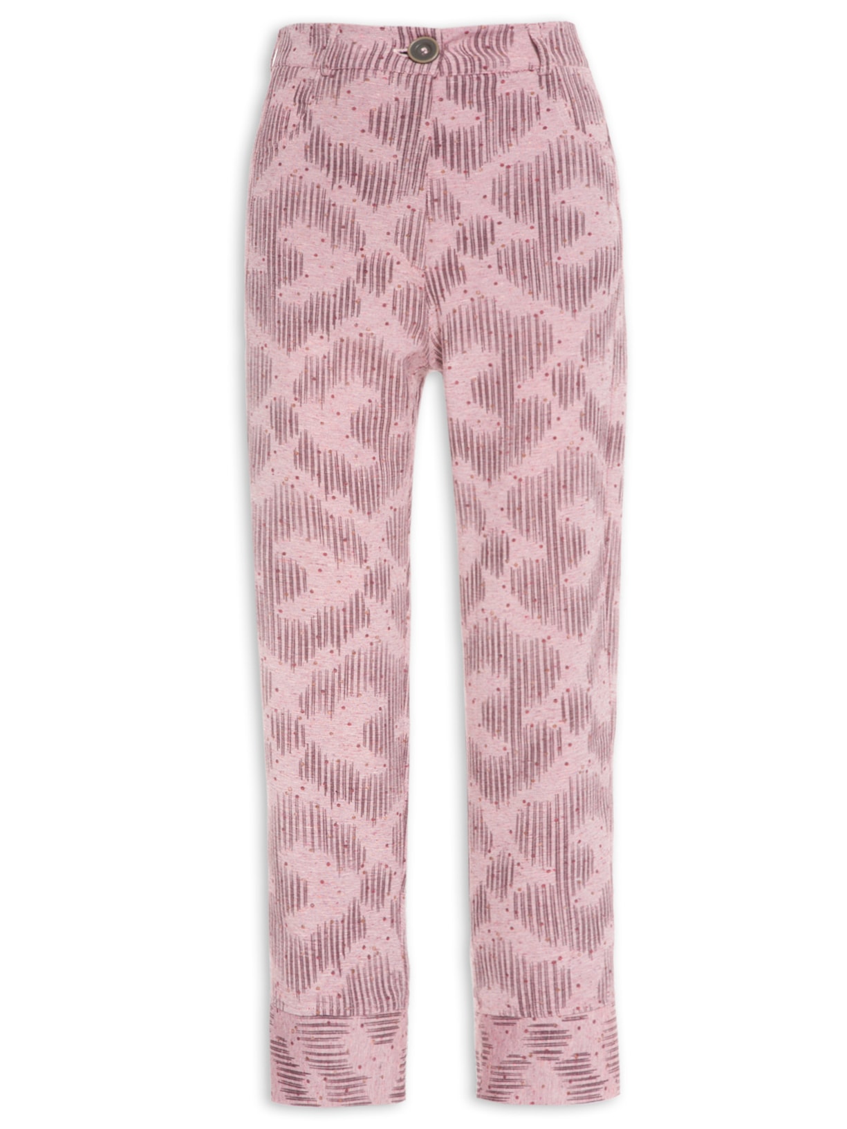 Calça Feminina Riscos - Rosa