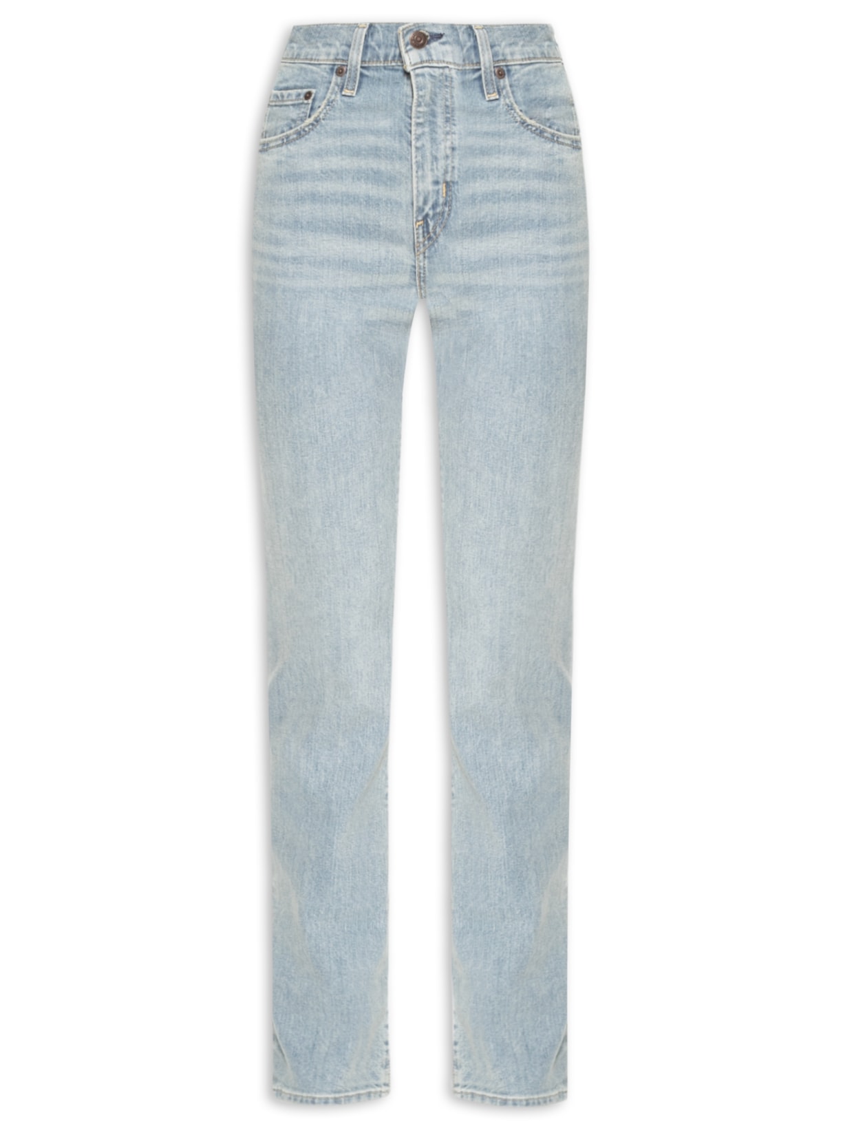 Calça Feminina Rise Straight - Azul