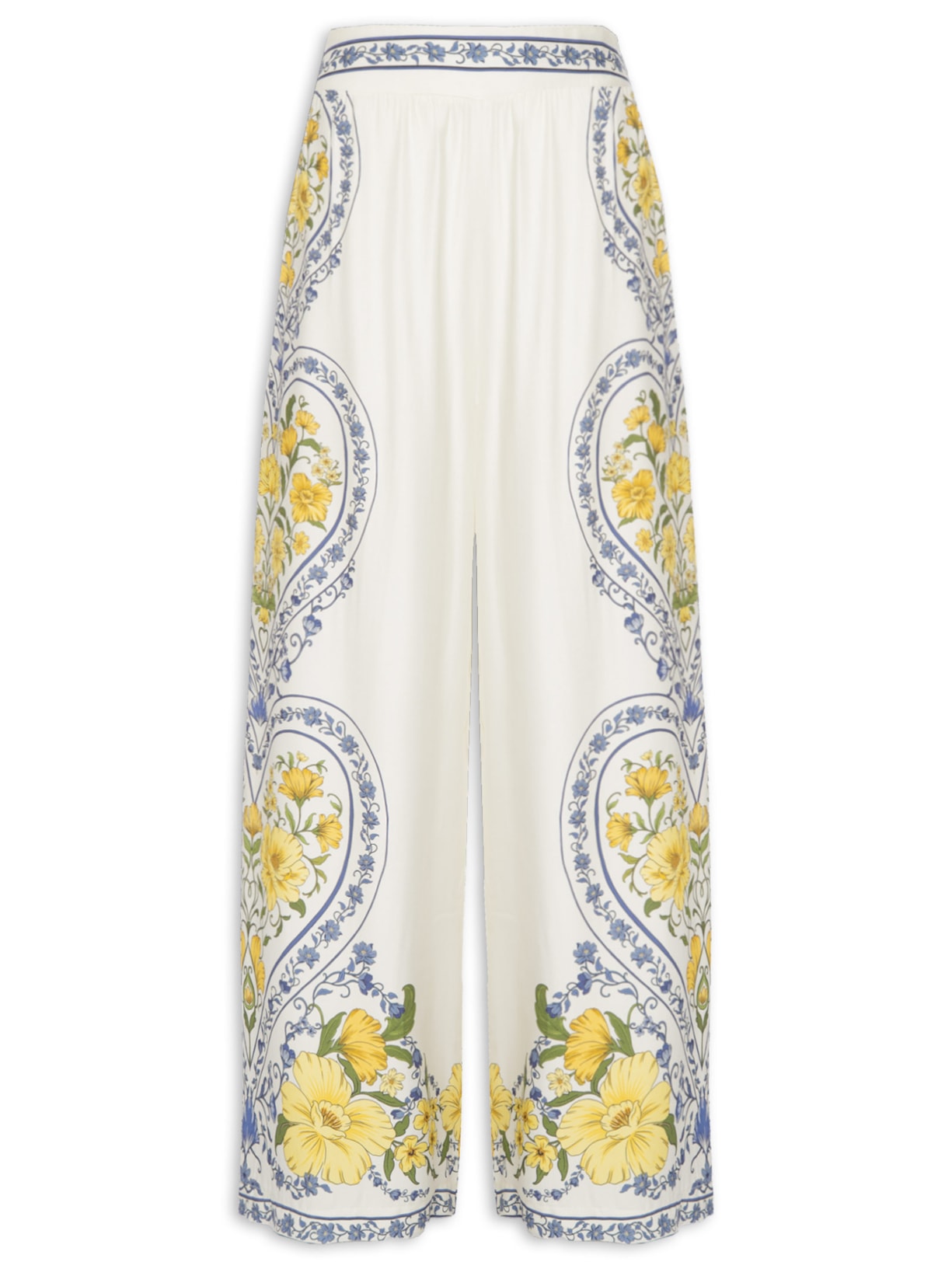 Calça Feminina Romance Boho Azul Farm