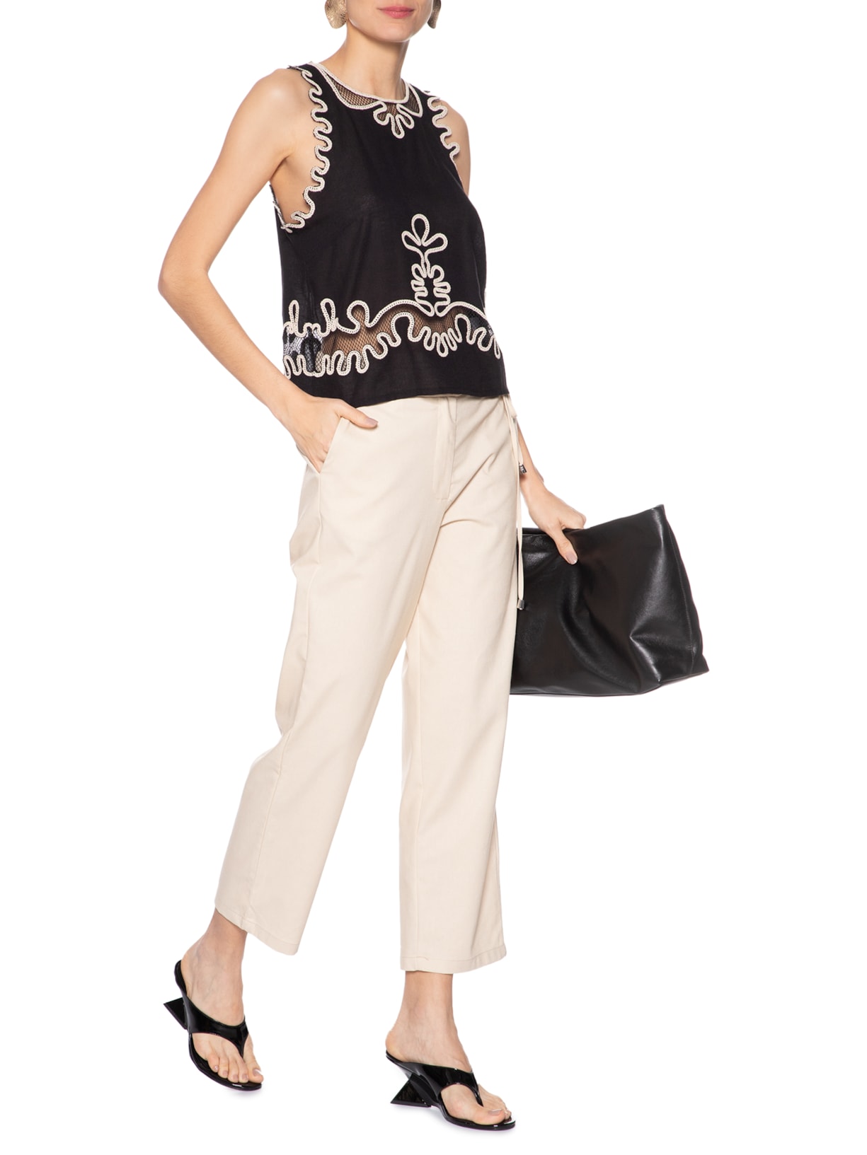 Calça Feminina Ronda Bege Le Lis